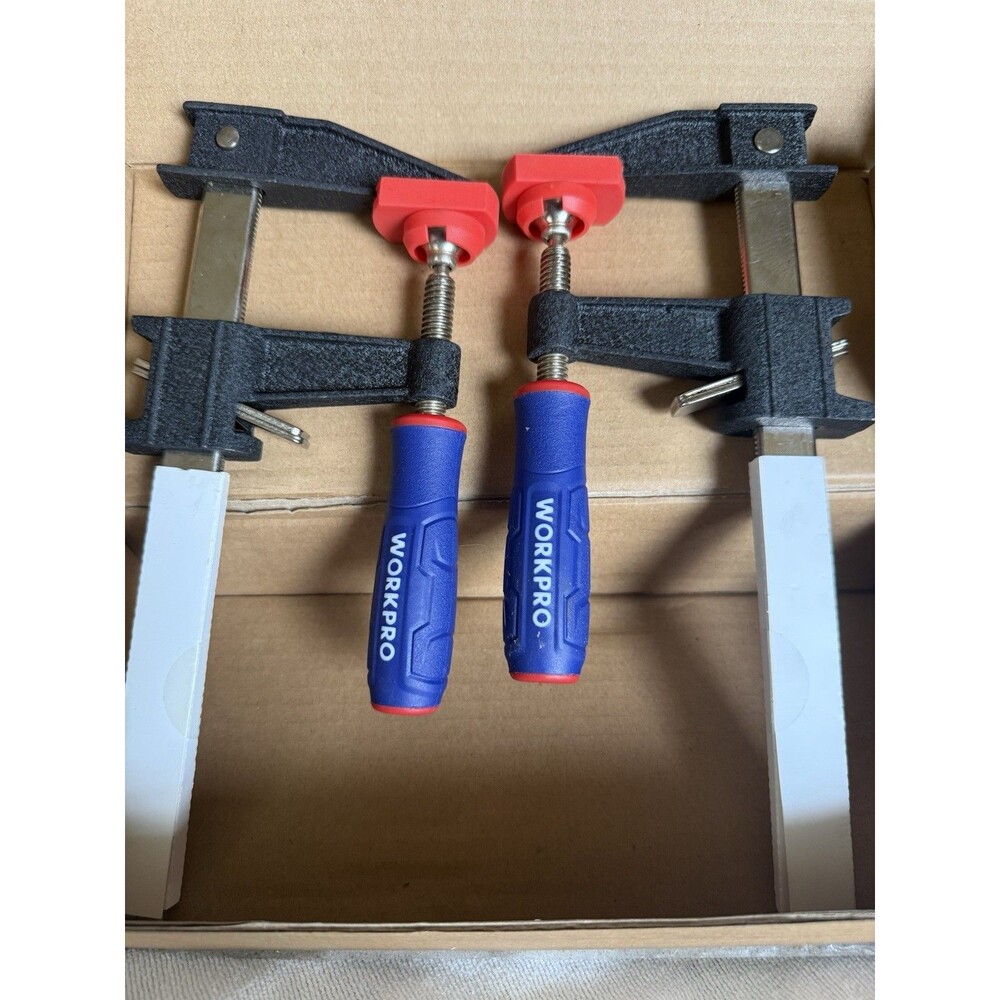 Workpro 2-Pack  6” Quick Release Steel Bar Clamps Set